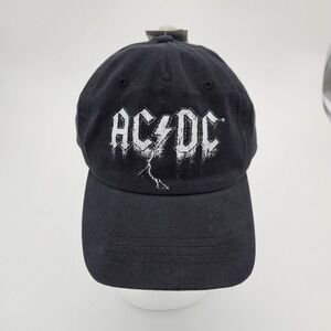 AC/DC Rock Black Retro-look Baseball Cap - Unisex - NWT